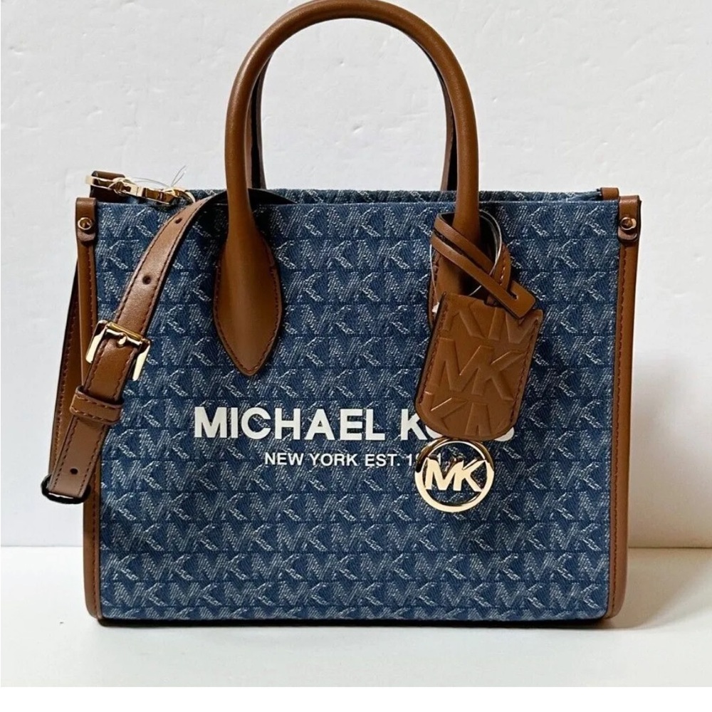 Michael kors  mirella pocketbook in denim